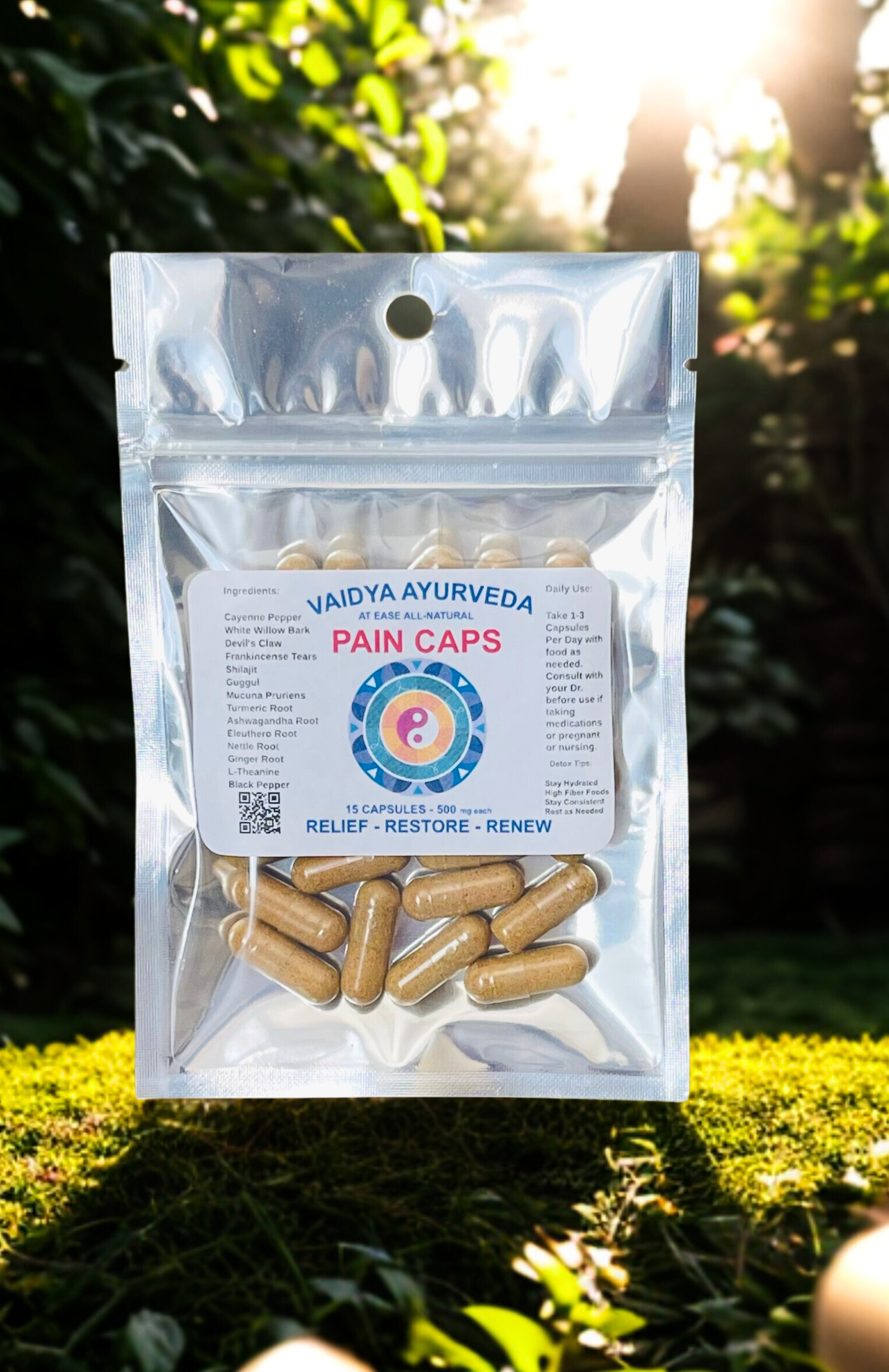 At Ease Pain Capsules – Natural Relief for Pain, Inflammation & Tension