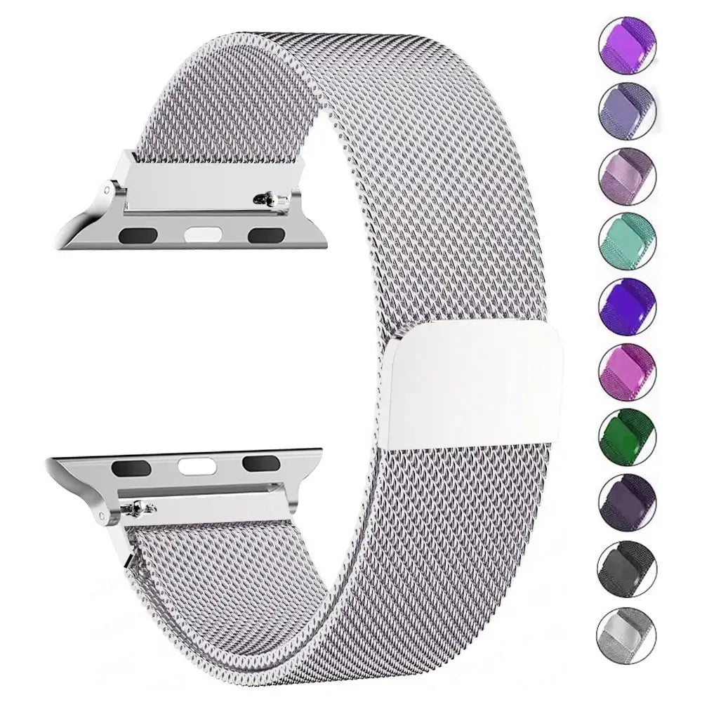 Apple Watch Stainless Steel Band - Elegant Magnetic Strap